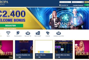 Europa Casino - Gry na zywo - Kasynos.Online