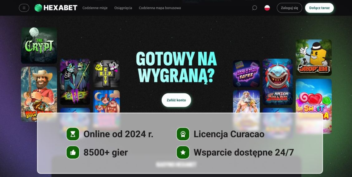 mage podkreślając podstawowe informacje o Hexabet Casino