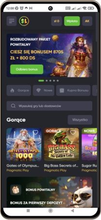 Spinline Casino na telefonie komórkowym