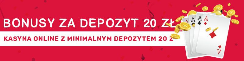 Najlepsze bonusy w kasynach online z minimalnym depozytem 20 zł