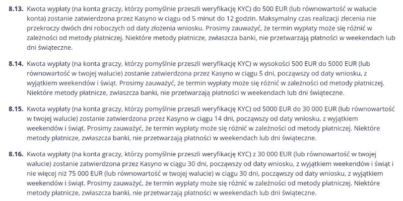 Proces wypłaty KYC