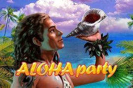 aloha party slot logo