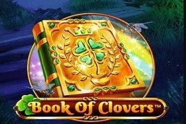 book of clovers slot logo