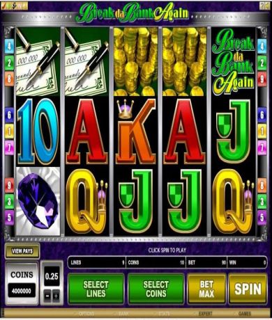 Zagraj teraz w Break Da Bank Again automat online od Microgaming za darmo | Kasynos Online