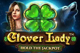 clover lady slot logo