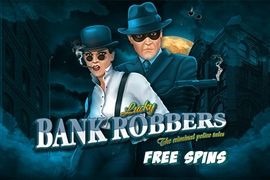 lucky bank robbers logo