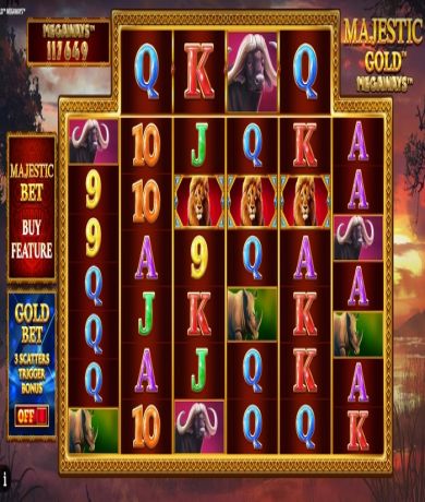 Zagraj teraz w Majestic Gold Megaways od iSoftBet za darmo | Kasynos Online