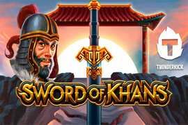 sword of khans slot logo