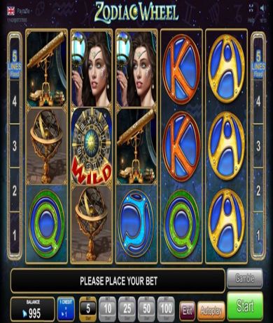 Zagraj teraz w Zodiac Wheel automat online od EGT Interactive za darmo | Kasynos Online