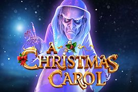 a christmas carol slot logo