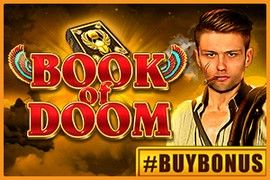 book of doom slot logo