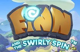 finn and the swirly spin slot logo