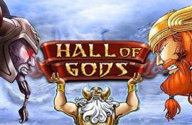 hall of gods slot logo