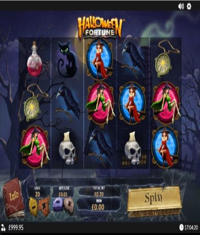 Zagraj teraz w Slot Halloween Fortune od Playtech za darmo | Kasynos Online