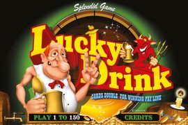 lucky drink slot logo