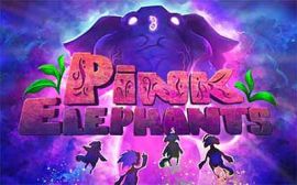 pink elephant slot logo