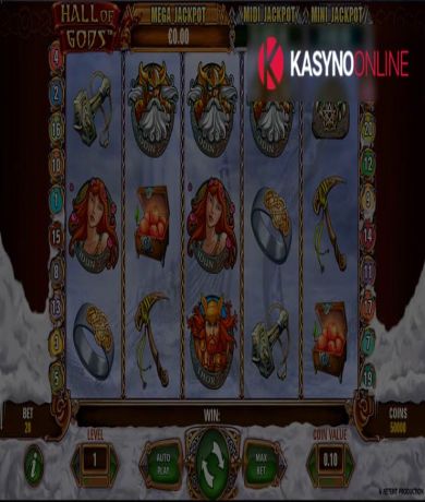 Zagraj teraz w Hall of Gods slot online od NetEnt za darmo | Kasynos Online