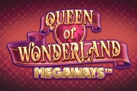 queen of wonderland megaways slot logo