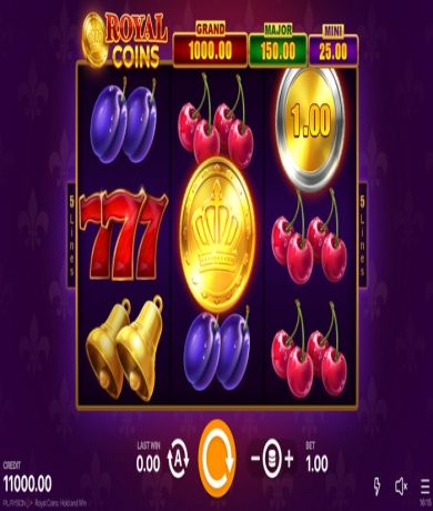 Zagraj teraz w Royal Coins Hold and Win automat online od Playson za darmo | Kasynos Online