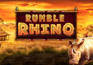 rumble rhino slot logo